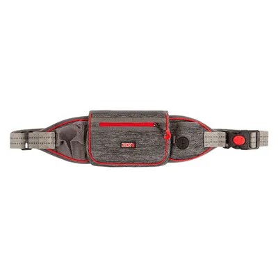 KONG OUTERWEAR magväska, grå - Höftomfång 86 - 127 cm justerbar