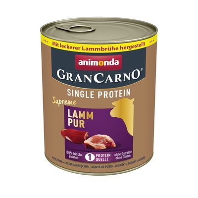 animonda GranCarno Adult Single Protein Supreme 6 x 800 g Hondenvoer