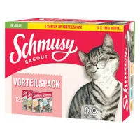 Pakiet mieszany Schmusy Ragout w galarecie - 12 x 100 g