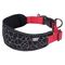 Rukka® Cube Soft Halsband, rot / schwarz Größe S: 30 - 40 cm Halsumfang, 20 mm breit