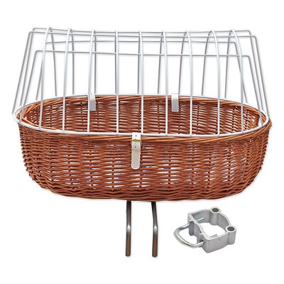Aumüller Hunde-Velokorb mit Schutzgitter Standard: ca. L 52 x B 38 x H 39 cm