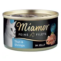 Miamor Feine Filets Jelly Probierpaket 12 x 100 g - Mixpack