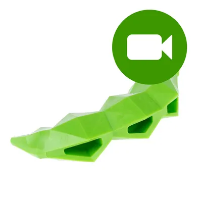 Odtwórz film prezentujący produkt. Kliknij tutaj, aby obejrzeć wideo z prezentacją zielonego przedmiotu z tworzywa sztucznego o geometrycznym kształcie. Odtwórz film prezentujący produkt. Kliknij tutaj, aby obejrzeć wideo z prezentacją zielonego przedmiotu z tworzywa sztucznego o geometrycznym kształcie.