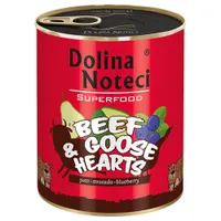 Dolina Noteci Superfood 6 x 800 g - Rind und Gänseherzen