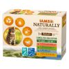 IAMS Naturally Adult Cat Land & Sea Collection Alimento umido per gatti Set %: 24 x 85 g Mix di Terra e Mare