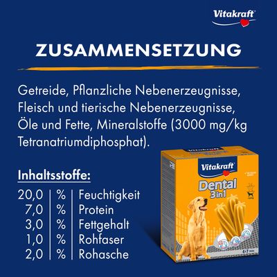 Vitakraft Dental 3in1 medium Multipack