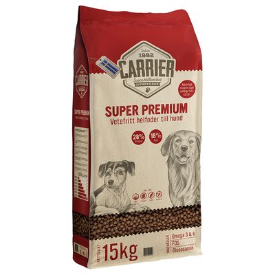 Carrier Super Premium -koiranruoka 15 kg