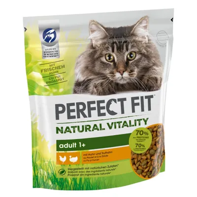 Perfect Fit Natural Vitality Adult 1+ Huhn und Truthahn - Sparpaket: 6 x 650 g Perfect Fit Natural Vitality Adult 1+ Huhn und Truthahn - Sparpaket: 6 x 650 g