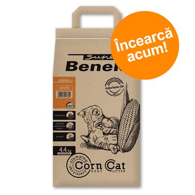 Pachet de testare: Super Benek Corn Cat 3 x 7 l (cca. 13,2 kg) (Natural, Sea Breeze & Fresh Grass)