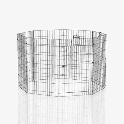  Ferplast 8-sided Metal Run - Size L: 8 Elements, each 57 x 91.5 cm (L x W)