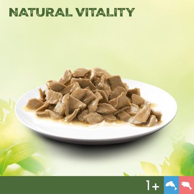 Perfect Fit Natural Vitality Adult 1+ - океанска риба и сьомга (36 x 50 г)
