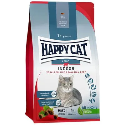 Happy Cat Indoor Voralpen-rundvlees Kattenvoer