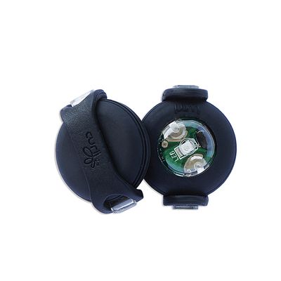 Curli luumi LED 2 Stück schwarz (Ø 3,2 x H 1,1 cm)