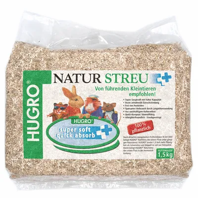 Litière naturelle Hugro pour rongeur