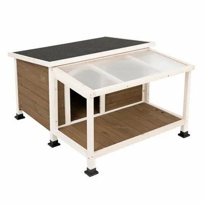 Niche Doug pour chien - taille S : L 85,7 x P 96,5 x H 58,3 cm Niche Doug pour chien - taille S : L 85,7 x P 96,5 x H 58,3 cm