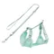 Trixie Junior Welpen-Softgeschirr mit Leine 26-34 cm/10 mm, 200 cm, mint