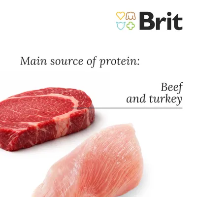Brit Paté & Meat Adult 6 x 800 g - Vită