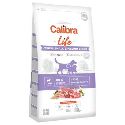 Calibra Life Junior Small & Medium Breed bárány - 12 kg