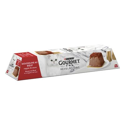 Gourmet Revelations Mousseline 12 x 57 g pour chat boeuf