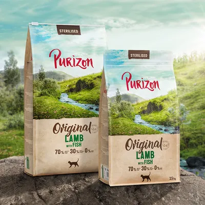 Purizon Sterilised Adult jagnięcina z rybą - bez zbóż Purizon Sterilised Adult jagnięcina z rybą - bez zbóż