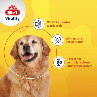 8in1 Vitality multivitamintabletter Senior