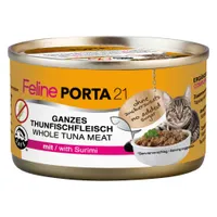 Ekonomipack: Feline Porta 21 24 x 90 g - 4 blandade sorter av kyckling & tonfisk