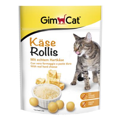 GimCat Rollis snacks de queso para gatos 140 g