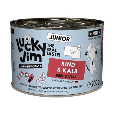 Lucky Jim MINI Junior 24 x 200 g voordeelverpakking