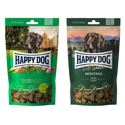Kombi-Paket: Happy Dog Soft Snack -  India 3 x 100 g + 3 x 100 g Montana  Kombi-Paket: Happy Dog Soft Snack -  India 3 x 100 g + 3 x 100 g Montana