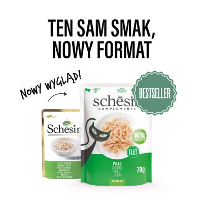 Schesir Complements filet w galarecie, 6 x 70 g w saszetkach