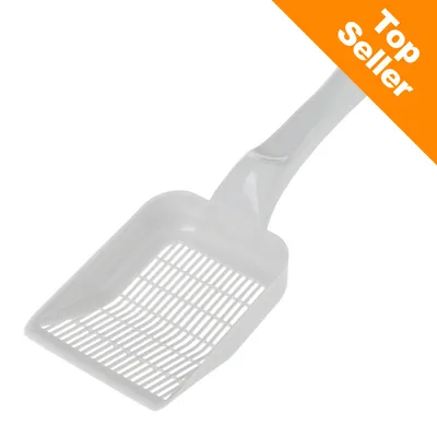 Plastová lopatka s mriežkou, nápis „Top Seller“ v oranžovom rohu