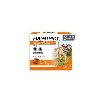 FRONTPRO® tabletki na pchły i kleszcze, dla psów od 4 do 10 kg