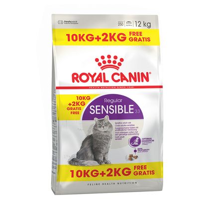 Royal Canin, 10 + 2 kg zdarma! Regular Sensible 33