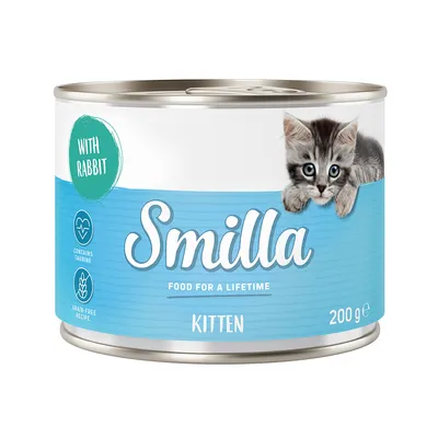 Smilla Kitten 6 x 200 г - със заешко