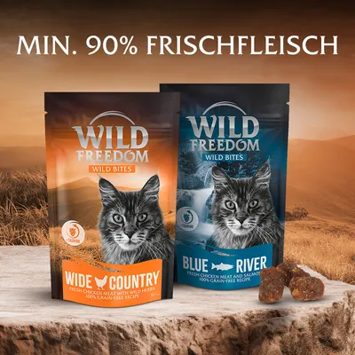 Wild Freedom Snack - Wild Bites 80 g (gabonamentes receptúra) - Green Fields - csirke & bárány
