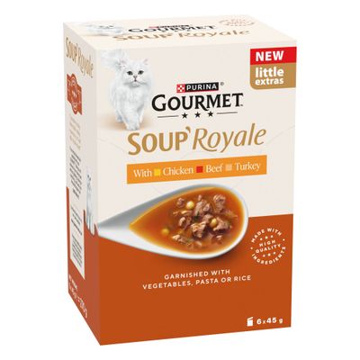 Gourmet Soup Royale 6 x 45g Fish Selection (Salmon, Plaice, Cod)