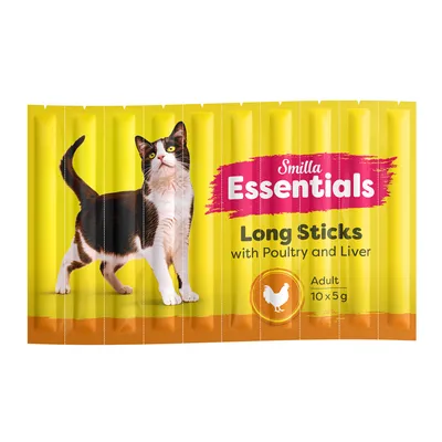 Smilla Essentials Sticks - Fjäderfä & lever (10 x 5 g)