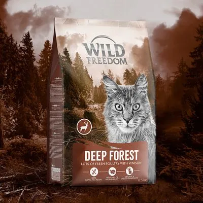 Wild Freedom Adult "Deep Forest" med hjort - spannmålsfritt recept - NYTT: 6,5 kg