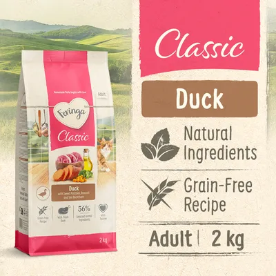 Feringa Adult Classic ankka - UUSI: säästöpaketti 10 kg (5 x 2 kg) Feringa Adult Classic ankka - UUSI: säästöpaketti 10 kg (5 x 2 kg)