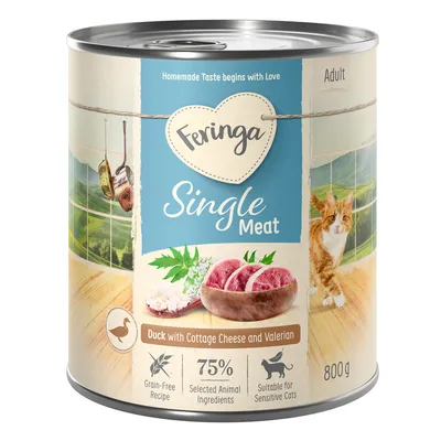 Feringa Single Meat Menu 6 x 800 g - And med Hytteost & Baldrian Feringa Single Meat Menu 6 x 800 g - And med Hytteost & Baldrian