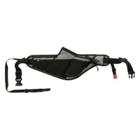 Trixie Jogginggurt mit Leine - grau/schwarz - Gurt: 70-130 cm, Leine: 115-150 cm/20 mm
