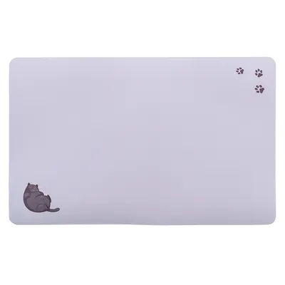 Trixie Bowl Mat Fat Cat/Paws - L 44 x W 28 cm