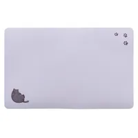 Alfombrilla para comederos Trixie Gato y huella - 44 x 28 cm (L x An)
