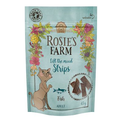 Rosie's Farm Cat Snack "Strips" - Fish 45g