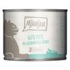 MjAMjAM 6 x 200 g umido gatto Tacchino & Zucca al vapore