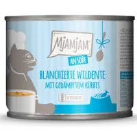 Ekonomipack: MjAMjAM in Sauce 24 x 185 g - Blancherad vildand med ångkokt pumpa