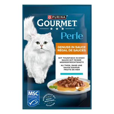 Gourmet Perle Régal de sauces 26 x 85 g pour chat - bœuf