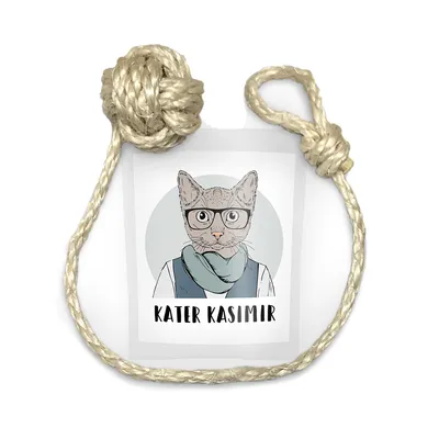 Въжена топка за котки Kater Kasimir - 1 брой