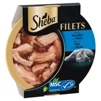 Sheba finom filék 32 x 60 g - Csirke & tonhal