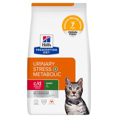 Hill’s Prescription Diet c/d Urinary Stress + Metabolic - Chicken 1.5kg
